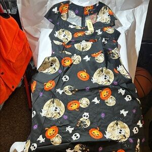 OTEN Halloween Swing Dress